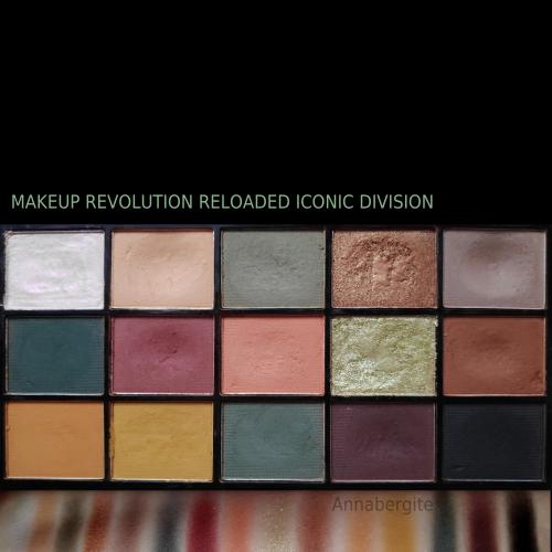 Revolution Beauty (Makeup Revolution) Re-Loaded, Iconic Division, Eyeshadow Palette (Paleta 15 cieni do powiek) - opinie | zdjęcie do recenzji od Annabergite