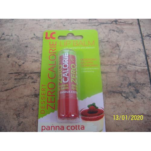 Laura Conti Dessert Zero Calorie, Lip Balm, Deserowy balsam ochronny `Panna Cotta` (stara wersja) - opinie | zdjęcie do recenzji od Smerfeta83 - 1
