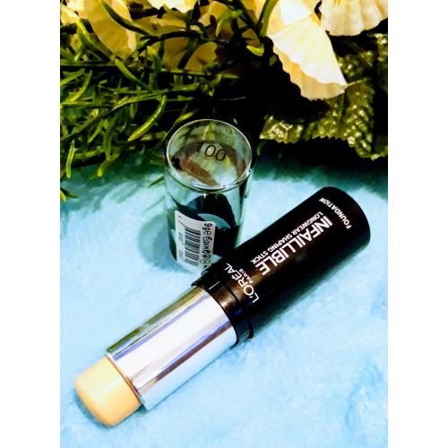 L'Oreal Paris Infallible, Longwear Shaping Stick Foundation (Podkład w sztyfcie) - opinie | zdjęcie do recenzji od Novo_ana - 1