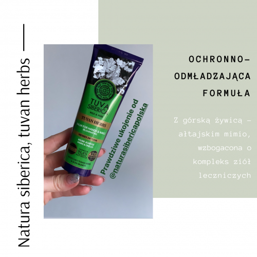 Natura Siberica Tuva siberica, Tuvan Herbs, Balm for Hands & Nails Rejuvenating (Ochronny odmładzający balsam do rąk i paznokci) - opinie | zdjęcie do recenzji od 41a5bb885ce8145655f630d001d26af06a407e05_5ea8b5725a150