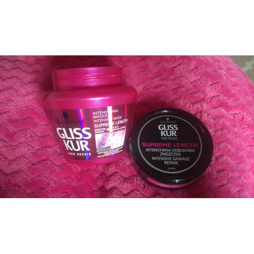 Schwarzkopf Gliss Supreme Length, Mask (Intensywna maska do włosów długich z keratynowym serum, regeneracyjnymi mikro-lipidami i esencją z piwonii) - opinie | zdjęcie do recenzji od Pysiek769