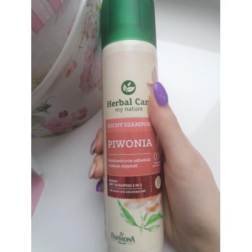 Herbal Care Suchy szampon 2 w 1 `Piwonia` - opinie | zdjęcie do recenzji od blondeinbeauty
