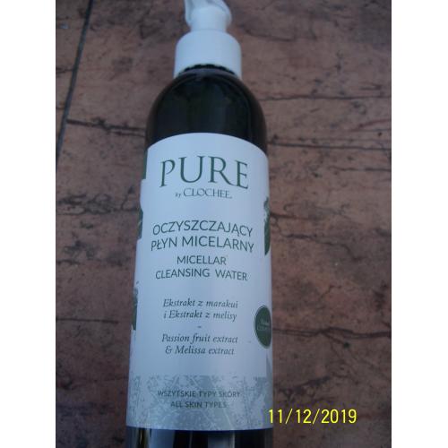 Pure by Clochee Micellar Cleansing Water (Oczyszczający płyn micelarny `Ekstrakt z marakui i ekstrakt z melisy`) - opinie | zdjęcie do recenzji od Smerfeta83 - 1
