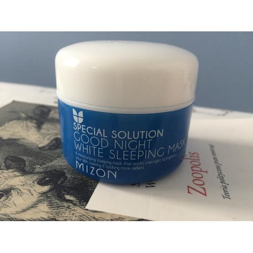 Mizon Special Solution, Good Night White Sleeping Mask (Nocna maseczka o działaniu nawilżającym) - opinie | zdjęcie do recenzji od panna tofu