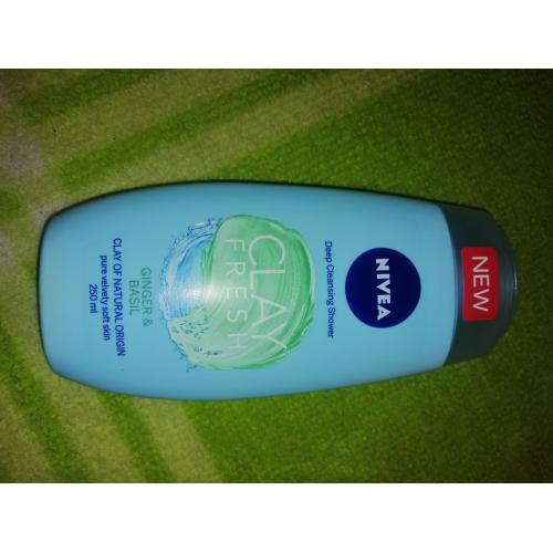 Nivea Clay Fresh, Deep Cleansing Shower Ginger & Basil (Żel pod prysznic z glinką `Imbr i bazylia`) - opinie | zdjęcie do recenzji od evi900422