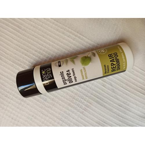 Organic Shop Olive & Orange Flowers, Repair Shampoo (Szampon do włosów 'Oliwa z oliwek i kwiat pomarańczy') - opinie | zdjęcie do recenzji od 3Musicals - 2