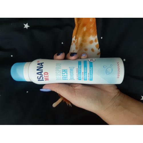 Isana Med, Sensitive Deospray Frisch (Delikatny dezodorant w sprayu) - opinie | zdjęcie do recenzji od KIN0183