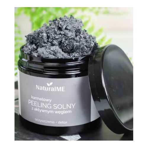 NaturalME Karmelowy peeling solny  z aktywnym węglem - opinie | zdjęcie do recenzji od Noor