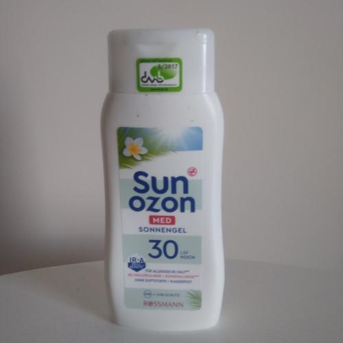 SunOzon Med, Sonnengel LSF 30 (Żel przeciwsłoneczny SPF 30) - opinie | zdjęcie do recenzji od MoniaPasi