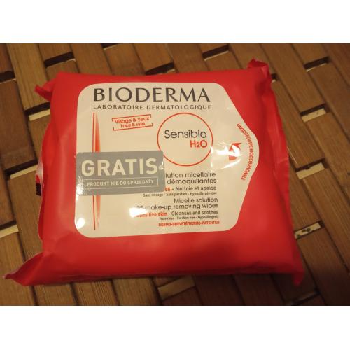 Bioderma Sensibio H2O, Make-up Removing Wipes (Chusteczki pielęgnacyjne dla cery wrażliwej) - opinie | zdjęcie do recenzji od Snookerowesny