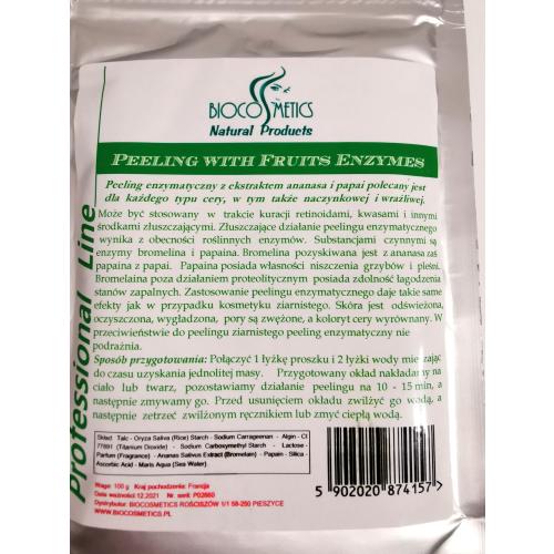 Biocosmetics Peeling with Fruits Enzymes (Peeling enzymatyczny z ananasa i papai) - opinie | zdjęcie do recenzji od anna_k_m - 3