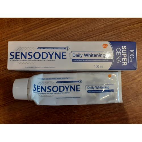 Sensodyne Daily Whitening, Wybielająca pasta do zębów wrażliwych - opinie | zdjęcie do recenzji od Anika34051
