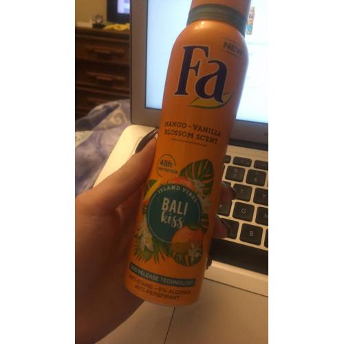 Fa Island Vibes, Bali Kiss, Anti-perspirant Spray (Antyperspirant odświeżający zapachowy w sprayu) - opinie | zdjęcie do recenzji od Aniel_lka