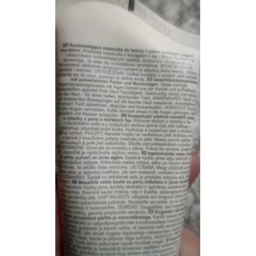 Avon Planet Spa, Caribbean Escape, Brightening Face Massage Mask (Rozświetlająca maseczka do twarzy) - opinie | zdjęcie do recenzji od Edytaj7 - 2