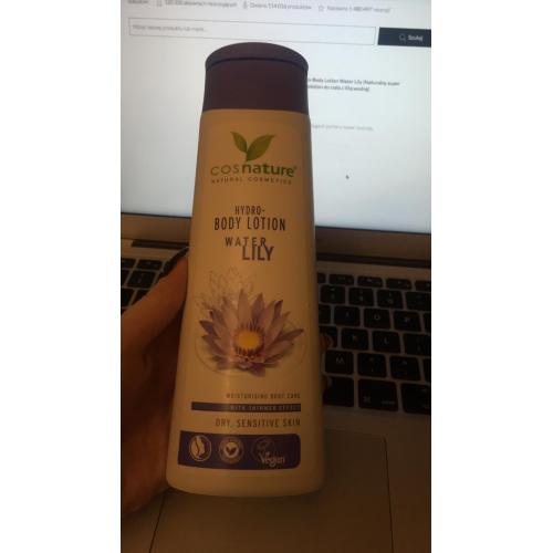 Cosnature Hydro-Body Lotion Water Lily (Naturalny super nawilżający hydrolotion do ciała z lilią wodną) - opinie | zdjęcie do recenzji od Aniel_lka