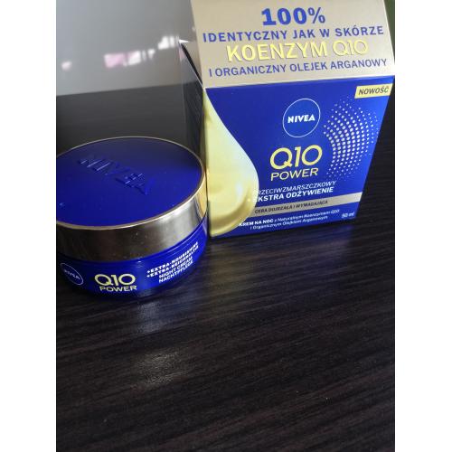 Nivea Q10 Power, Krem do twarzy  na noc `Przeciwzmarszczkowy + ekstra odżywienie` - opinie | zdjęcie do recenzji od RenataWu