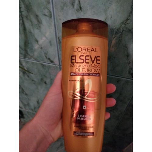 L'Oreal Paris Elseve, Magiczna Moc Olejków, Bogaty szampon odżywczy `3 olejki z orzechów` (stara wersja) - opinie | zdjęcie do recenzji od Paula9595p - 1