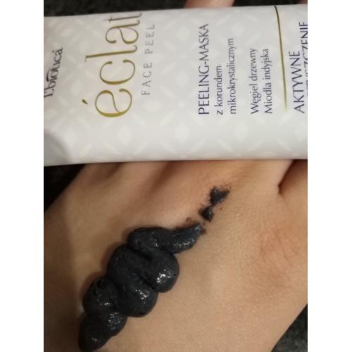 L'biotica Eclat Face Peel, Peeling - maska  z korundem mikrokrystalicznym `Aktywne oczyszczanie` - opinie | zdjęcie do recenzji od Wiola435