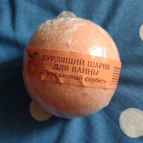 Le Cafe de Beaute Musująca kula do kąpieli `Brzoskwiniowy sorbet` - opinie | zdjęcie do recenzji od MoniaPasi