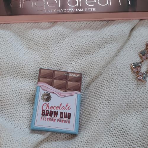 Misslyn Chocolate Brow Duo Eyebrow Powder (Puder do brwi) - opinie | zdjęcie do recenzji od n_makeupworld