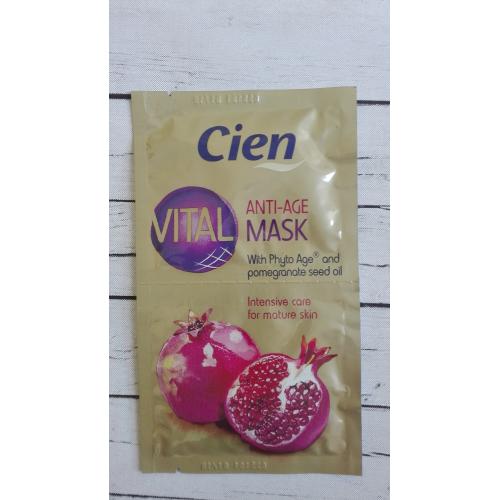 Cien Vital, Anti-age Mask (Maseczka rewitalizująca do twarzy) - opinie | zdjęcie do recenzji od anja1207