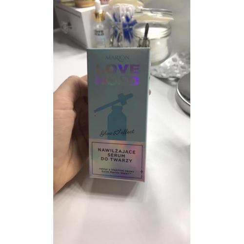 Marion Love Holo, Moisturing Face Serum  Glow Effect (Nawilżające serum do twarzy) - opinie | zdjęcie do recenzji od Omexia - 1