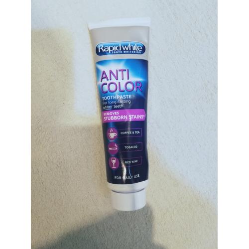 Rapid White Anti Color Toothpaste (Pasta do zębów usuwająca przebarwienia) - opinie | zdjęcie do recenzji od RenataWu