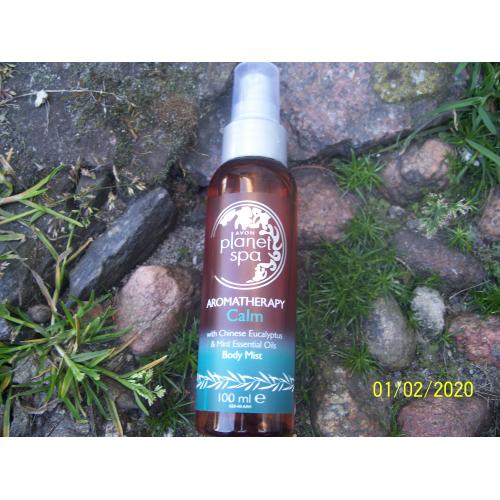 Avon Planet Spa, Aromatherapy, Calm with Chinese Eucalyptus & Peppermint Essential Oils Body Mist (Mgiełka do ciała z eukaliptusem i miętą) - opinie | zdjęcie do recenzji od Smerfeta83