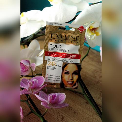 Eveline Cosmetics Gold Lift Expert, Luksusowa maseczka przeciwzmarszczkowa - opinie | zdjęcie do recenzji od kinga_g91