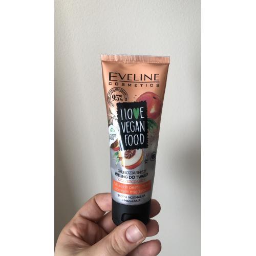 Eveline Cosmetics I Love Vegan Food, Gruboziarnisty peeling do twarzy oczyszczający - opinie | zdjęcie do recenzji od fidessmj - 3