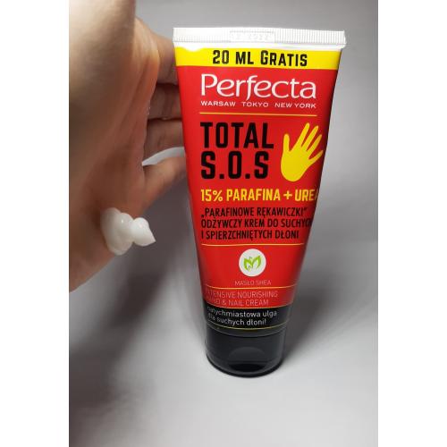 Perfecta Total S. O. S., Odżywczy krem do rąk 15% Parafina + Urea - opinie | zdjęcie do recenzji od MalaGosia88