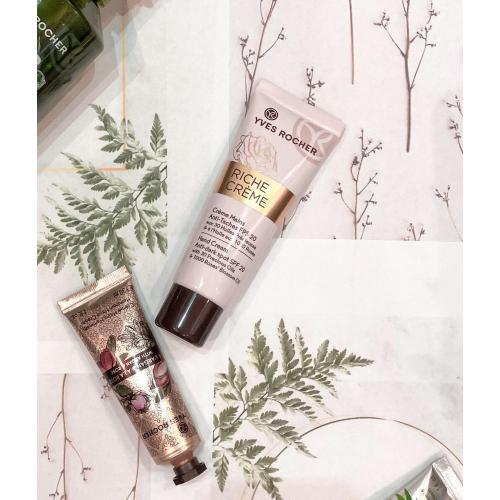 Yves Rocher Riche Creme, Hand Cream Anti-dark Spot SPF 20 (Wygładzający krem do rąk na plamy pigmentacyjne) - opinie | zdjęcie do recenzji od Watermelonss