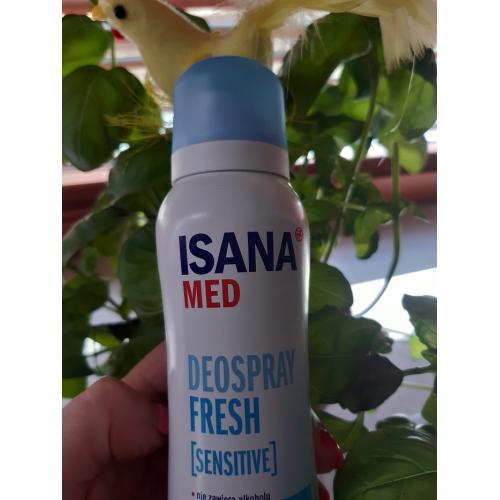 Isana Med, Sensitive Deospray Frisch (Delikatny dezodorant w sprayu) - opinie | zdjęcie do recenzji od Kamea2000