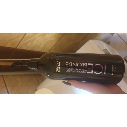 Profis Cosmetics Ice Blonde, Acidifying Shampoo with Violet Pigment (Szampon do włosów blond i siwych anty-żółty) - opinie | zdjęcie do recenzji od Ajoanna00 - 1