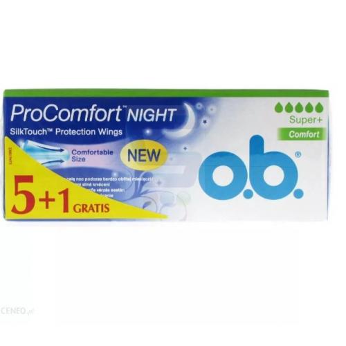 O.B. ProComfort Night  Super+ Comfort, Tampony do stosowania w nocy - opinie | zdjęcie do recenzji od Edith14