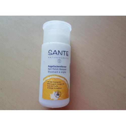 Sante Naturkosmetik Nagellackentferner (Zmywacz do paznokci) - opinie | zdjęcie do recenzji od canbria