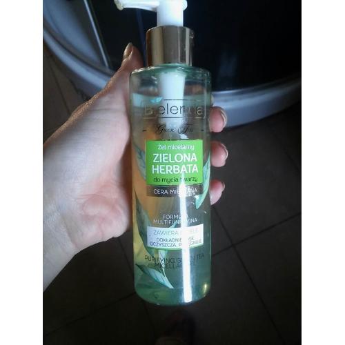 Bielenda Green Tea, Purifying Tea Tree Micellar Gel (Żel micelarny do mycia twarzy `Zielona herbata`) - opinie | zdjęcie do recenzji od rudyrydz7