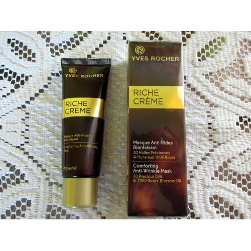 Yves Rocher Riche Creme, Comforting Anti-Wrinkle Mask (Przeciwzmarszczkowa maska przywracająca komfort) - opinie | zdjęcie do recenzji od BabciaJaga