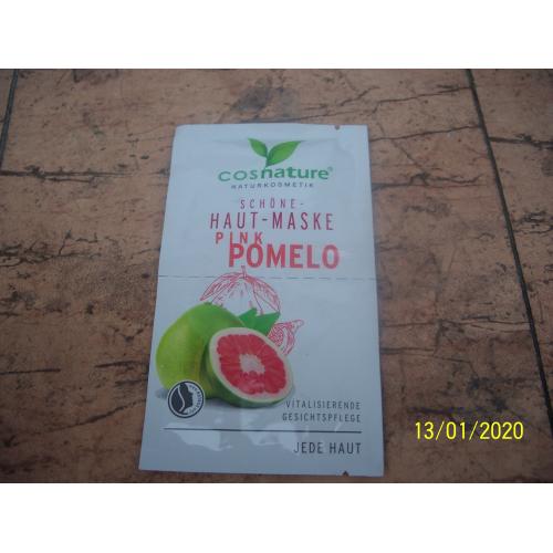 Cosnature Pink Pomelo, Schone-Haut Maske (Naturalna upiększająca maska do twarzy z różowym pomelo) - opinie | zdjęcie do recenzji od Smerfeta83