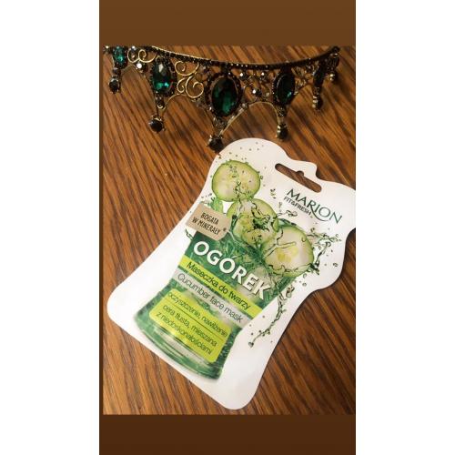 Marion Fit & Fresh Cucumber Face Mask (Maseczka do twarzy 'Ogórek') - opinie | zdjęcie do recenzji od Aniel_lka