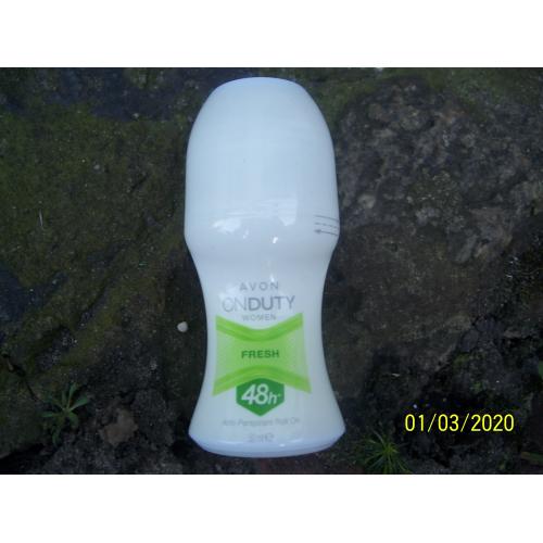 Avon On Duty Women, 48h Fresh Anti- Perspirant Roll- On (Dezodorant antyperspiracyjny w kulce dla niej `Pełnia świeżości`) - opinie | zdjęcie do recenzji od Smerfeta83