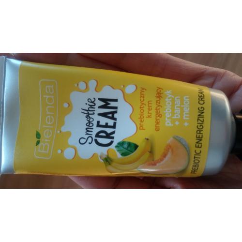 Bielenda Smoothie Cream, Prebiotyczny krem energetyzujący `Prebiotyk + banan + melon` - opinie | zdjęcie do recenzji od eve833