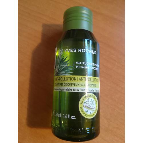 Yves Rocher Anti-Pollution, Shampooing Micelaire Detox [Detox Micellar Shampoo] (Detoksykujący szampon micelarny z wyciągiem z moringi) - opinie | zdjęcie do recenzji od Lukrecja63 - 1