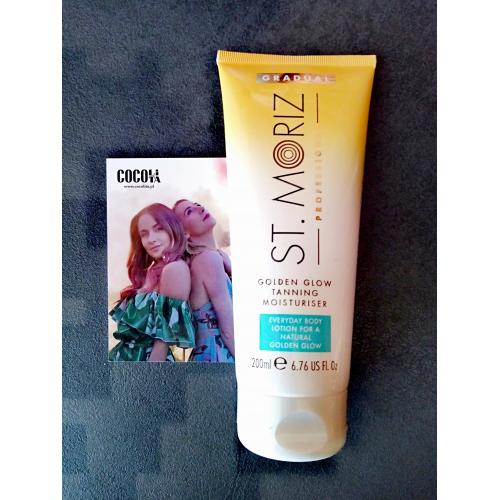 St. Moriz Golden Glow Tanning Moisturiser (Nawilżający balsam rozświetlająco-samoopalający) - opinie | zdjęcie do recenzji od MagdaKakolewska