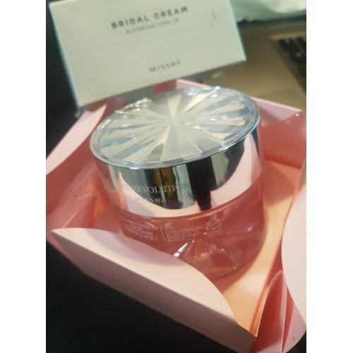 Missha Time Revolution, Bridal Cream Blooming Tone Up (Krem do twarzy) - opinie | zdjęcie do recenzji od Lisianthe - 1