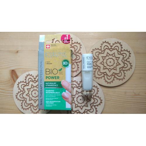 Eveline Cosmetics Nail Therapy professional, Bio Power, Naturalny utwardzacz odżywka-ratunek dla paznokci `Głęboka regeneracja` - opinie | zdjęcie do recenzji od misiaczek1995 - 1
