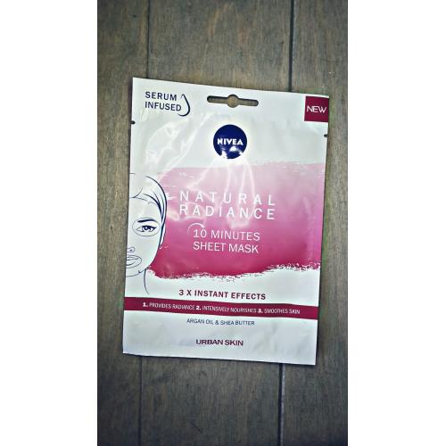 Nivea Urban Skin Natural Radiance, 10 Minutes Sheet Mask (10-minutowa rozświetlająca maska w płachcie) - opinie | zdjęcie do recenzji od taktojamarta - 2