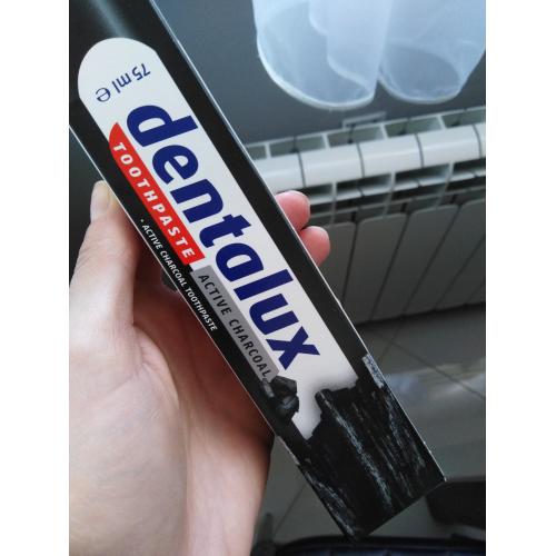 Dentalux Toothpaste with Active Charcoal (Pasta do zębów z aktywnym węglem) - opinie | zdjęcie do recenzji od Jutusiek28