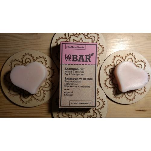 LoveBar Shampoo Bar Repair & Nourish Dry & Damaged Hair (Szampon w kostce do  włosów suchych i zniszczonych `Regeneracja & odżywienie`) - opinie | zdjęcie do recenzji od misiaczek1995