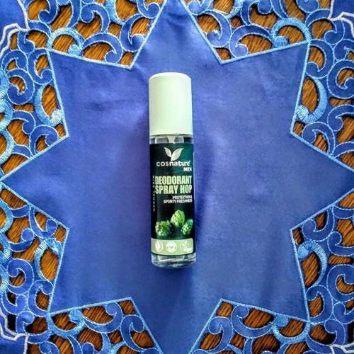 Cosnature Mne, Deodorant Spray Hop (Naturalny dezodorant w sprayu dla mężczyzn 24 h z wyciągiem z szyszek chmielu) - opinie | zdjęcie do recenzji od Biomedka
